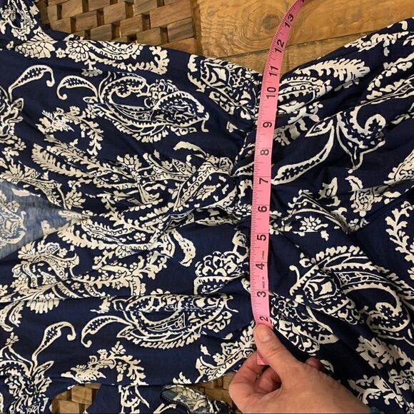 Nordstrom Vintage Havana Stretchy Paisley Romper - Picture 14 of 16